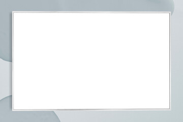 Obraz premium Png blue frame transparent background