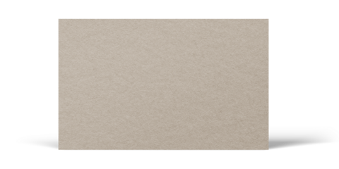 Png brown business card mockup on transparent background