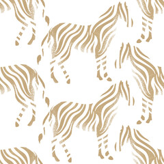 Fototapeta premium Brown zebra png pattern, transparent background, wild animal stamp
