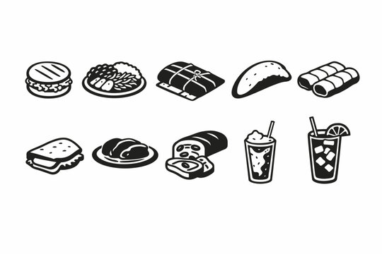 Iconos de comida venezolana