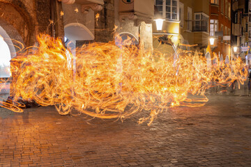 Street Fire Performance in Austria
