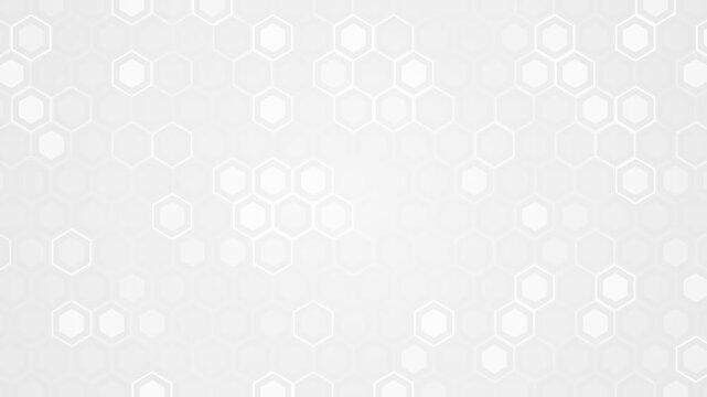 hexagon pattern wave animation futuristic technology design