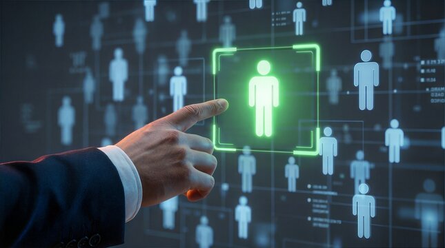 Marketer selects customer profile from digital network for personalization - Powered by Adobe