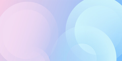 Obraz premium abstract background .blue and pink gradation. circle effect style. modern minimalist.eps 10