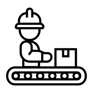 workplace Line Icon
