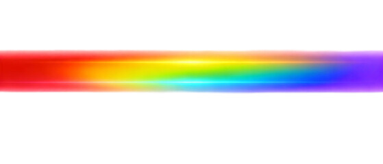 Obraz premium Horizontal gradient strip transitioning from red to purple through rainbow hues, ideal as an abstract art or graphic design element for backgrounds, textures, or decorative purposes.