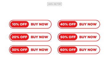set of Shop now. Set of button shop now or buy now. Modern collection for banner. Vector illustration