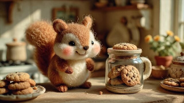 Squirrels Sweet Tooth - A Cookie Caper in the Kitchen.