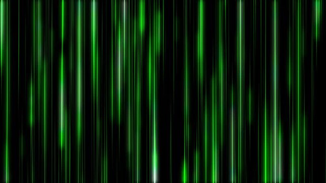 Green speed lines manga animation on black screen, anime comic action background, fast motion velocity lines, energy flash burst overlay, seamless loop 4K graphic