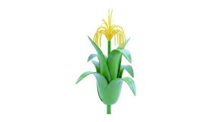 Stylized Corn Stalk