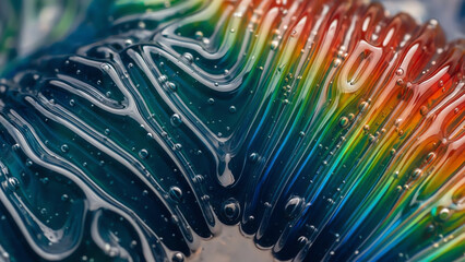 Colorful Liquid Waves
