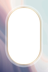 Obraz premium Frame png with pastel green and purple paint marbling
