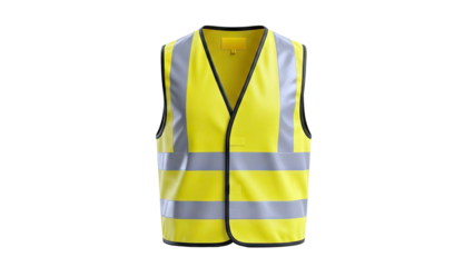 Yellow High-Visibility Safety Vest
