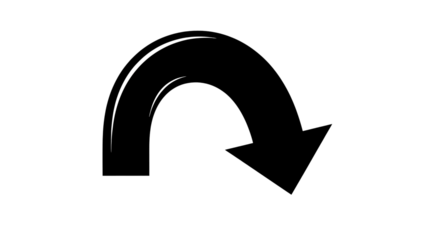 Minimalist outline of a rainbow arching against a dark background