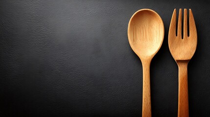 Flatlay of Menu Board Mockup on Rustic Wooden Background