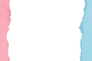 Obraz premium Paper texture png border frame, transparent background, cute feminine design