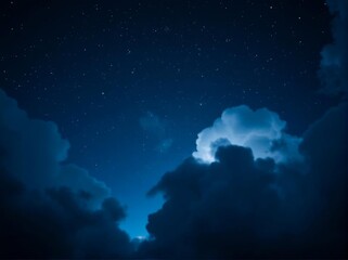 cinematic night sky