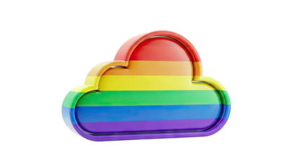 Rainbow Cloud Icon