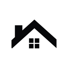 roof  logo icon illustration flat