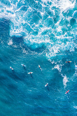Bondi beach ocean waves surfing © Ann