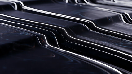 Hidden Rails Metal Lines