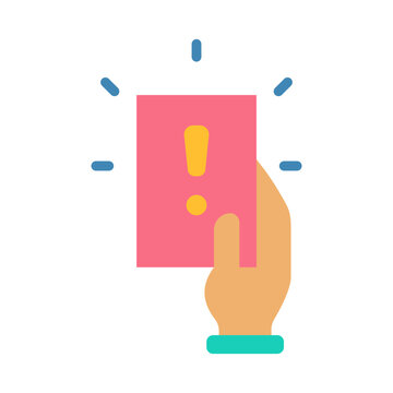 Disciplinary Action Icon - Flat Color