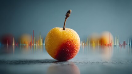 Analysis of ripeness in fruit with spectral data visualization.