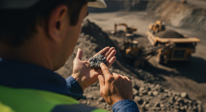 Strategic Minerals for EV and Semiconductor Manufacturing at Mining Site