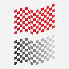 Race flag icon design