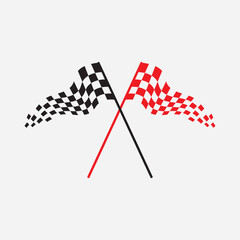 Race flag icon design