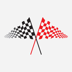 Race flag icon design