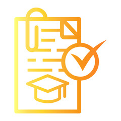 application Line Gradient Icon