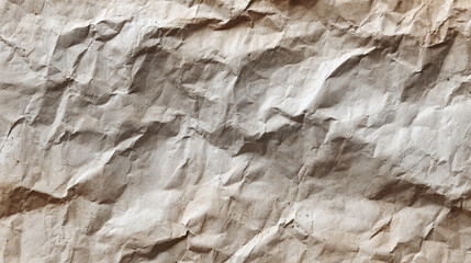 Close-up of crumpled brown paper, showcasing texture and vintage feel