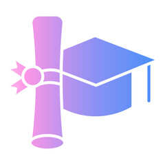 graduate Gradient icon