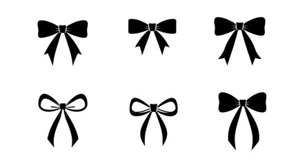 bow, ribbon, bowtie, knot, black, white, monochrome, elegant, classic, fashion, accessory, decor, decoration, gift, present, wrapping, party, wedding, birthday, celebration, holiday, vector, illustrat