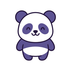 Adorable Cartoon Panda Bear Illustration