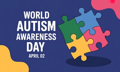  World Autism Awareness Day April 2 puzzle pieces