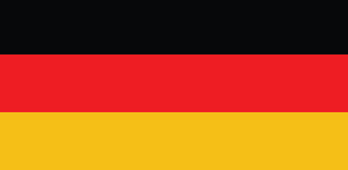 Germany National Flag Black Red Gold Stripes