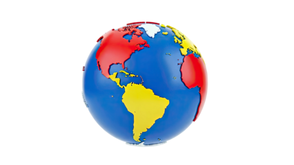 Colorful Globe Model