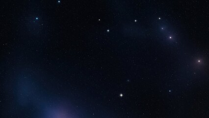 Obraz premium Vast Starry Night Sky with Nebulae and Distant Galaxies