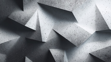 A close-up view of an abstract geometric pattern. The image captures the interplay of light and shadow