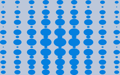 Transparent Polka-Dot Waterproof Material with Blue Dots