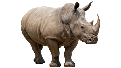 rhino, rhinoceros, wild animal, large animal, african rhino, endangered animal, animal, mammal, four legged animal, horned animal, strong animal, powerful animal, standing rhino, rhino looking forward
