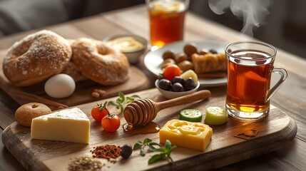 Delightful Morning Brunch Spread