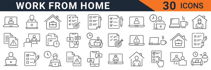 Obraz premium AA Icons Set Template