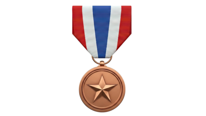 Bronze Star Medal with Ribbon