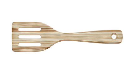 Wooden Slotted Spatula with Hanging Hole