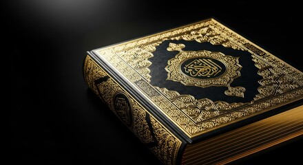 Ornate Quran Book Cover.
