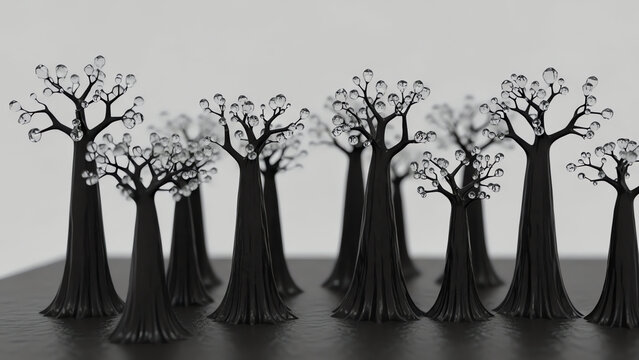 Dark Tree Landscape