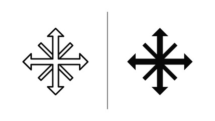 Directional arrows symbolizing movement and navigation © Jahidul